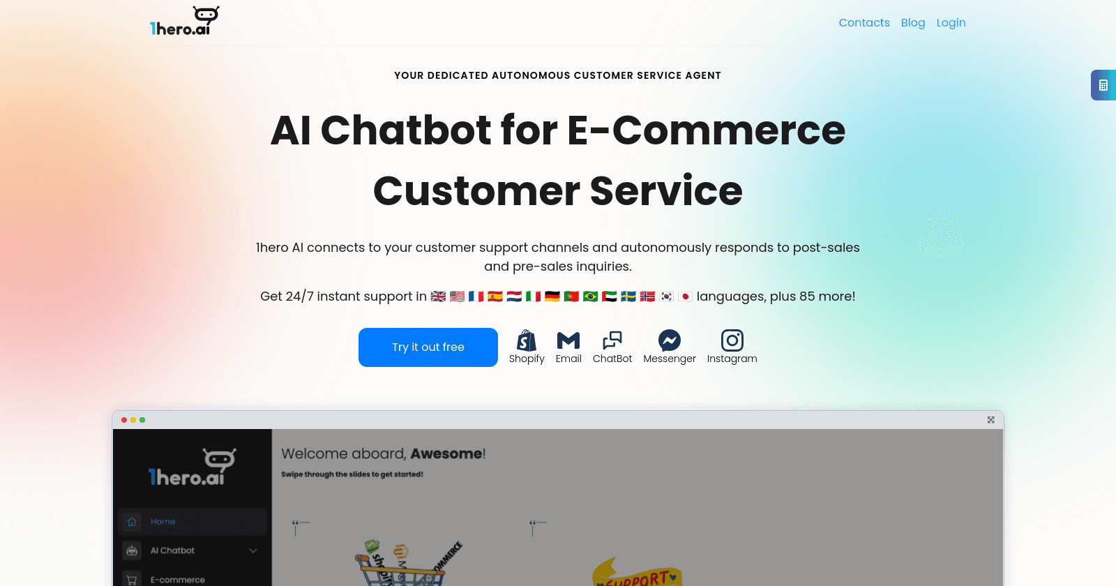 Email AI for E-Commerce by 1hero